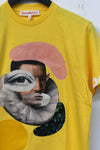 Walter Van BeirendonCK Facial T-shirts AW22-23 8017 Lemon Color
